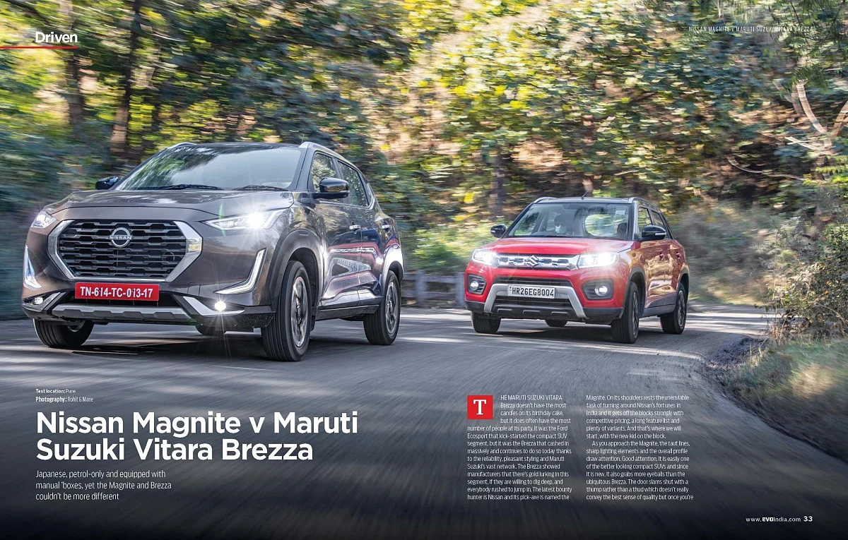 After testing the car last month, we pit the Magnite this month against the Vitara Brezza, which remains the best-selling compact SUV till today