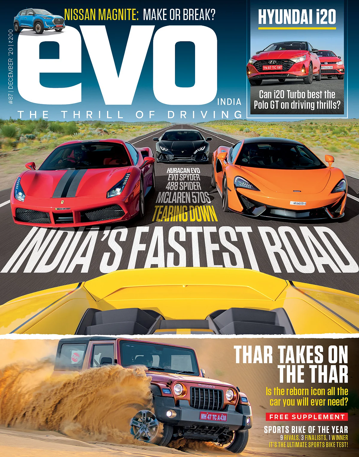 Discovering the fastest roads with the fastest cars