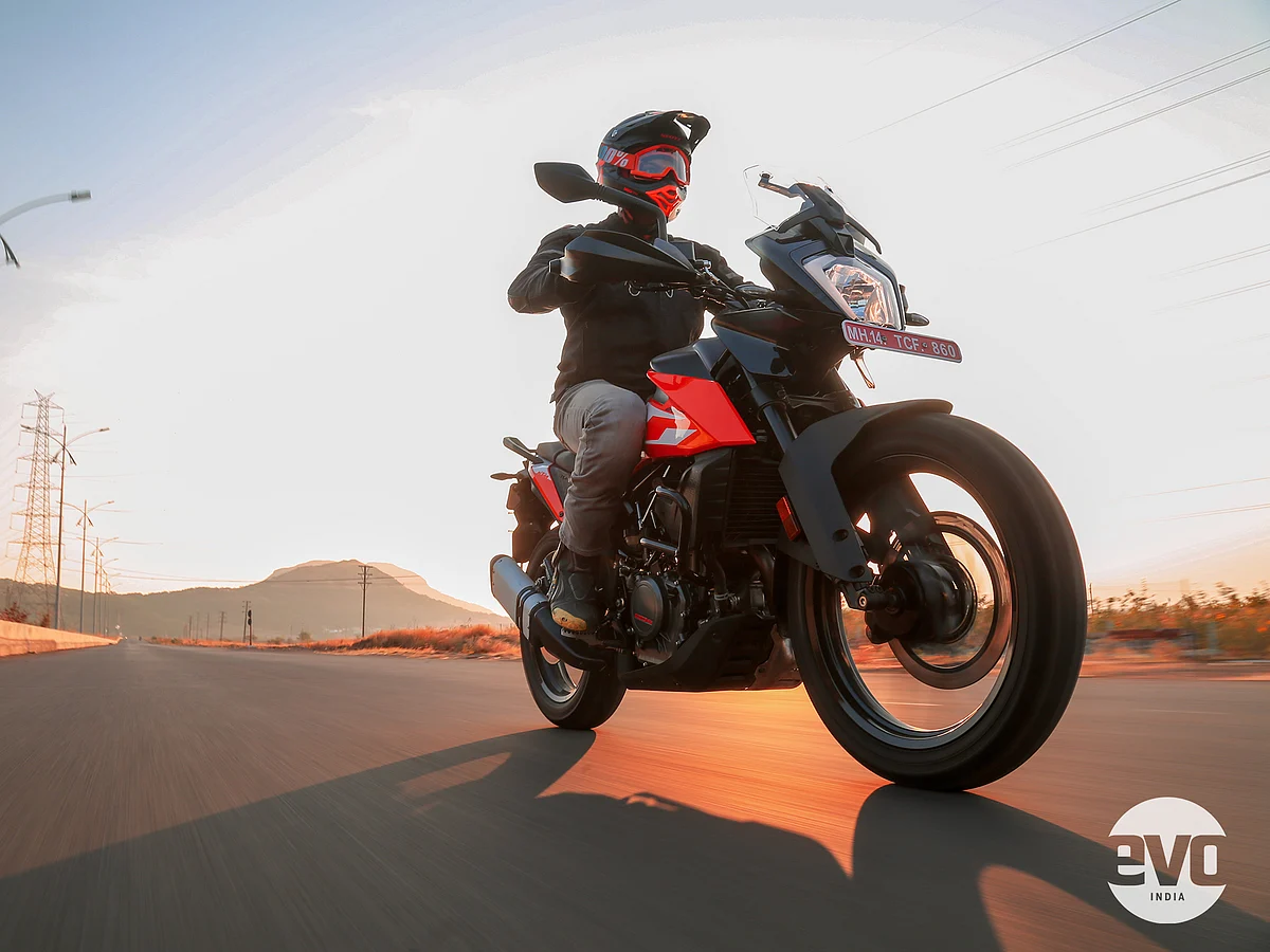 The 250 Adventure is big for a 250