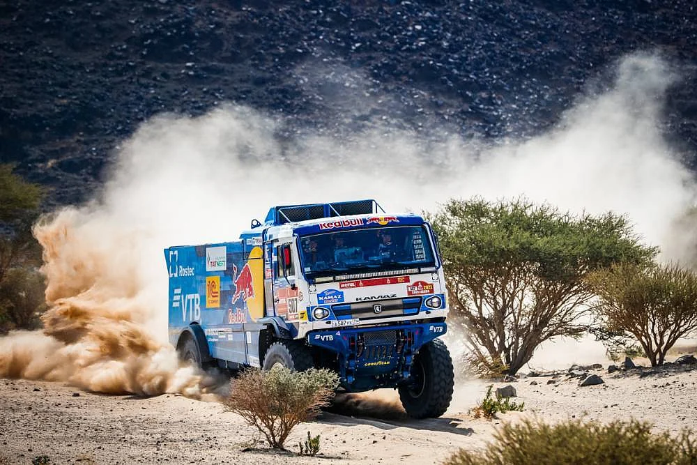 Out of four squads three Kamaz Master teams are in the top four positions