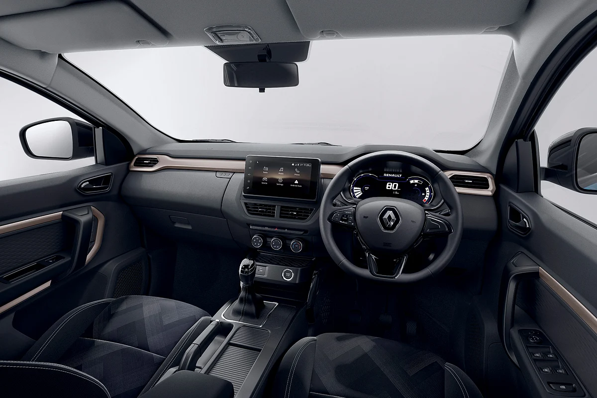 The Renault Kiger gets an 8-inch floating infotainment system and a 7-inch digital instrument cluster