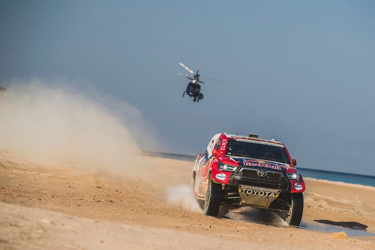 Nasser Al-Attiyah of Toyota Gazoo Racing Team