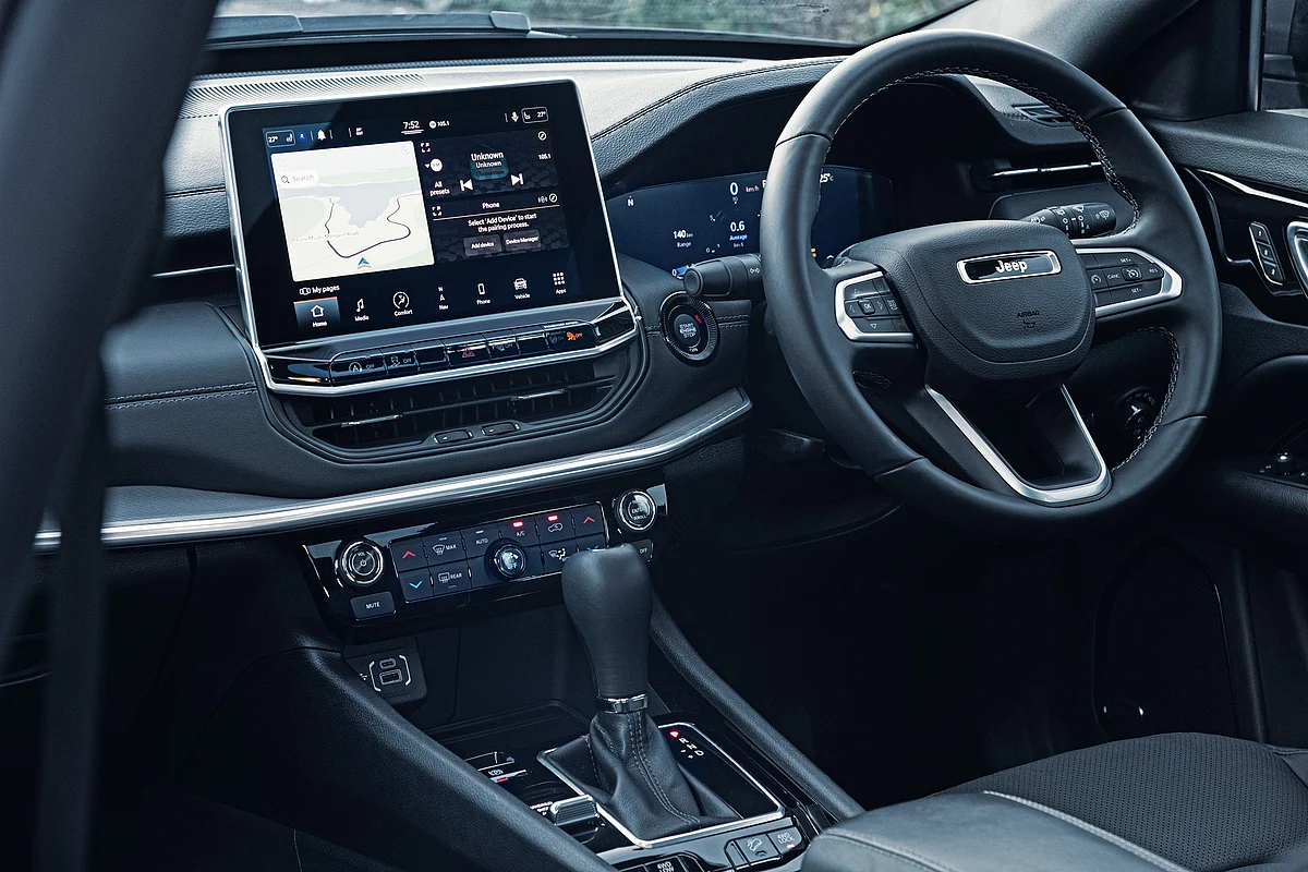 Jeep has reworked the dashboard layout in the 2021 Compass