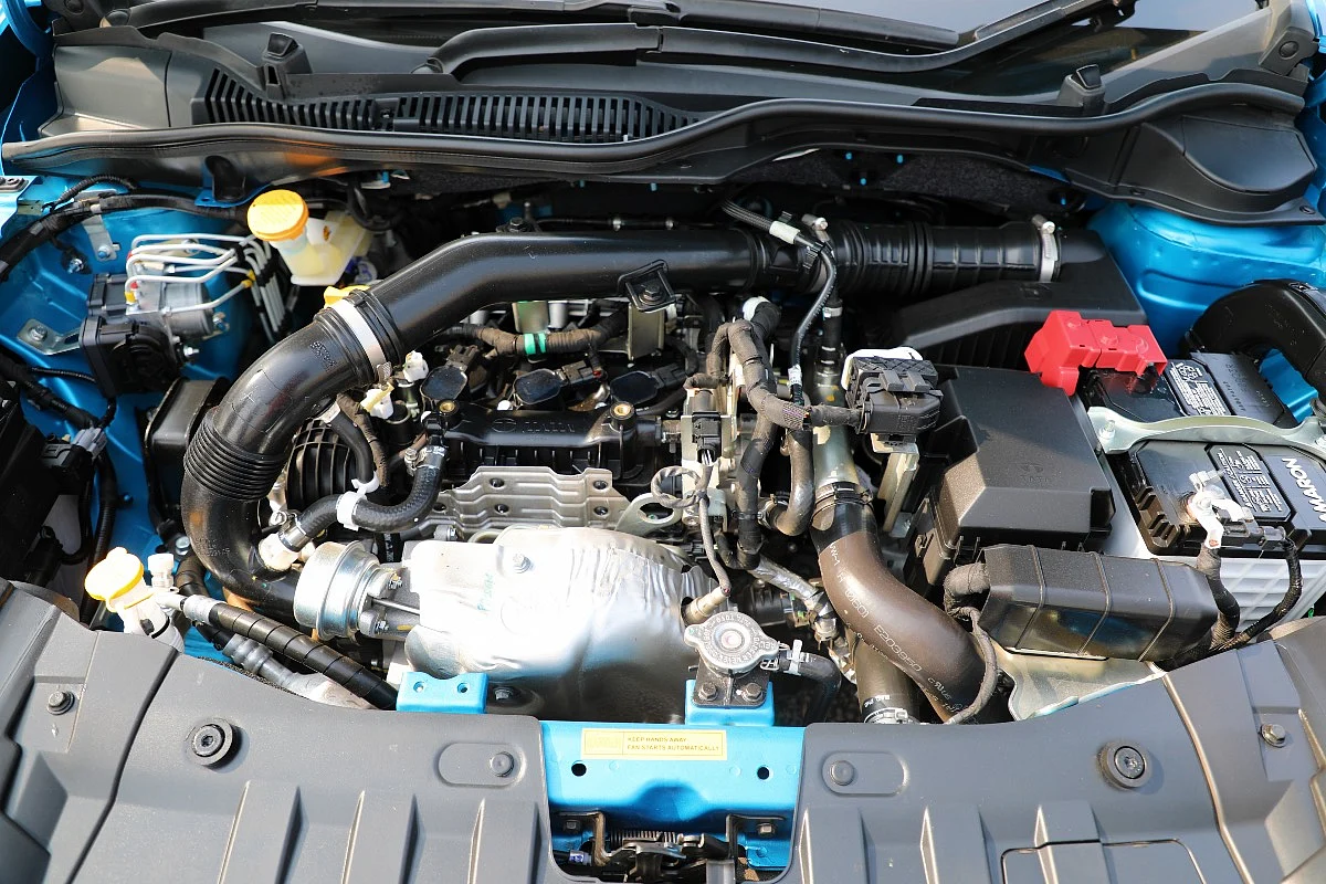 1.2-litre turbo-petrol engine is in a milder state of tune in the Altroz