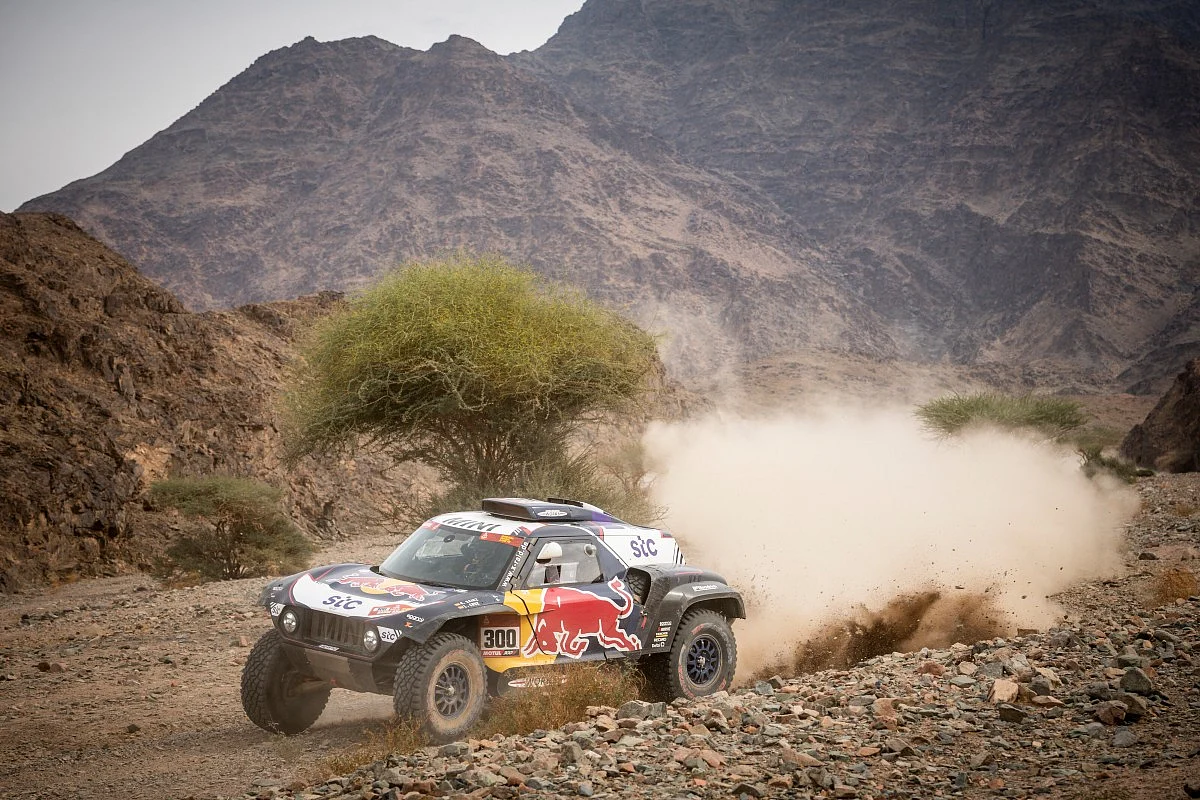 Carlos Sainz of the X-Raid Mini JCW team