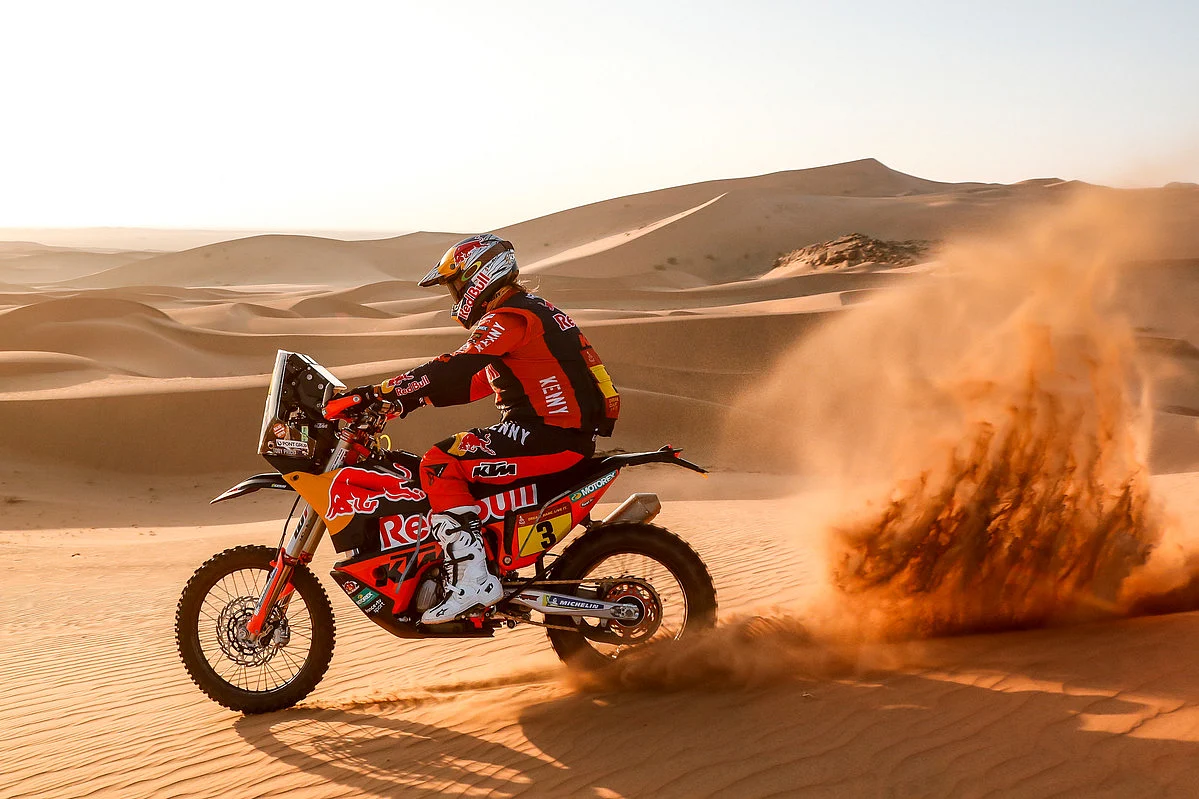 Toby Price set the best time in Stage one