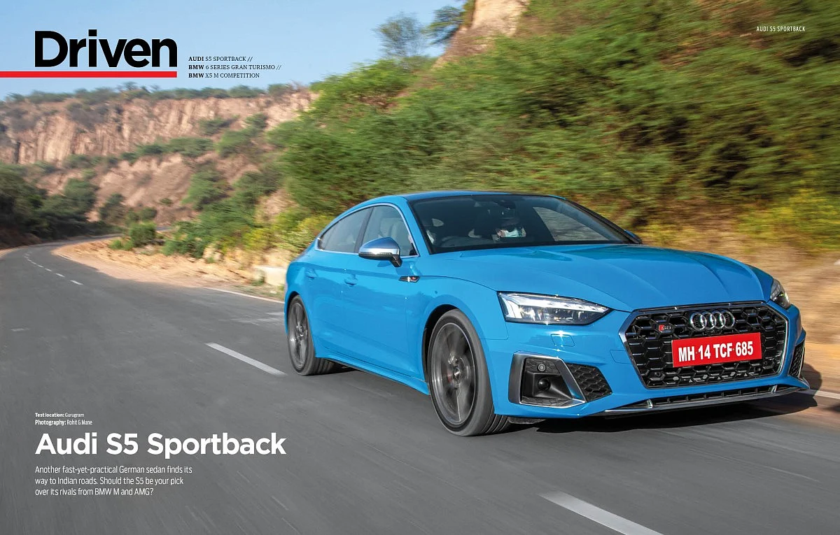 The S5 Sportback looks as fast as it goes!