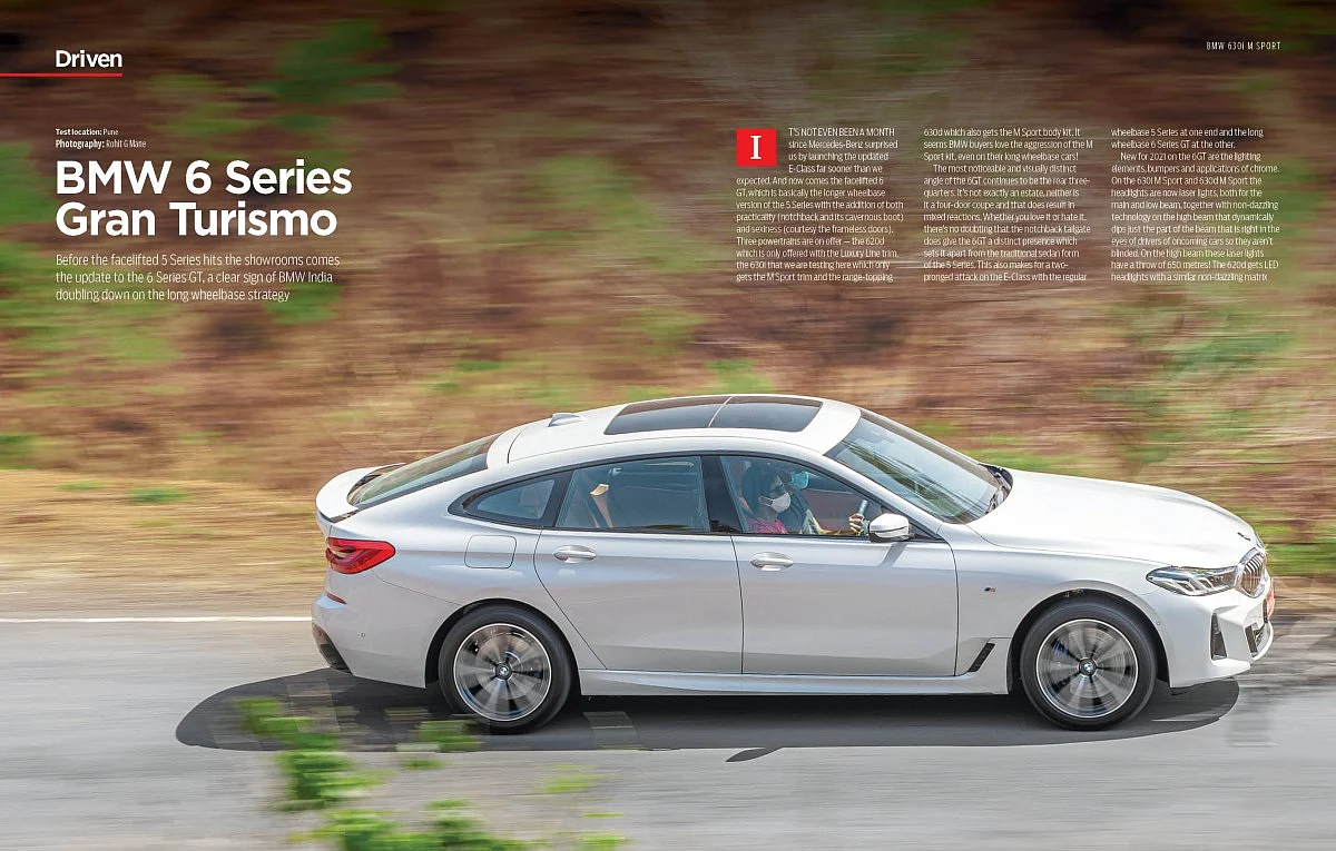 A minor facelift brings some more gizmos to the 6 Series GT