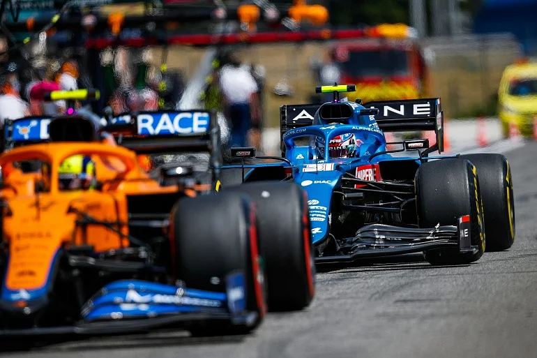 Esteban Ocon was outpaced by Fernando Alonso in qualifying