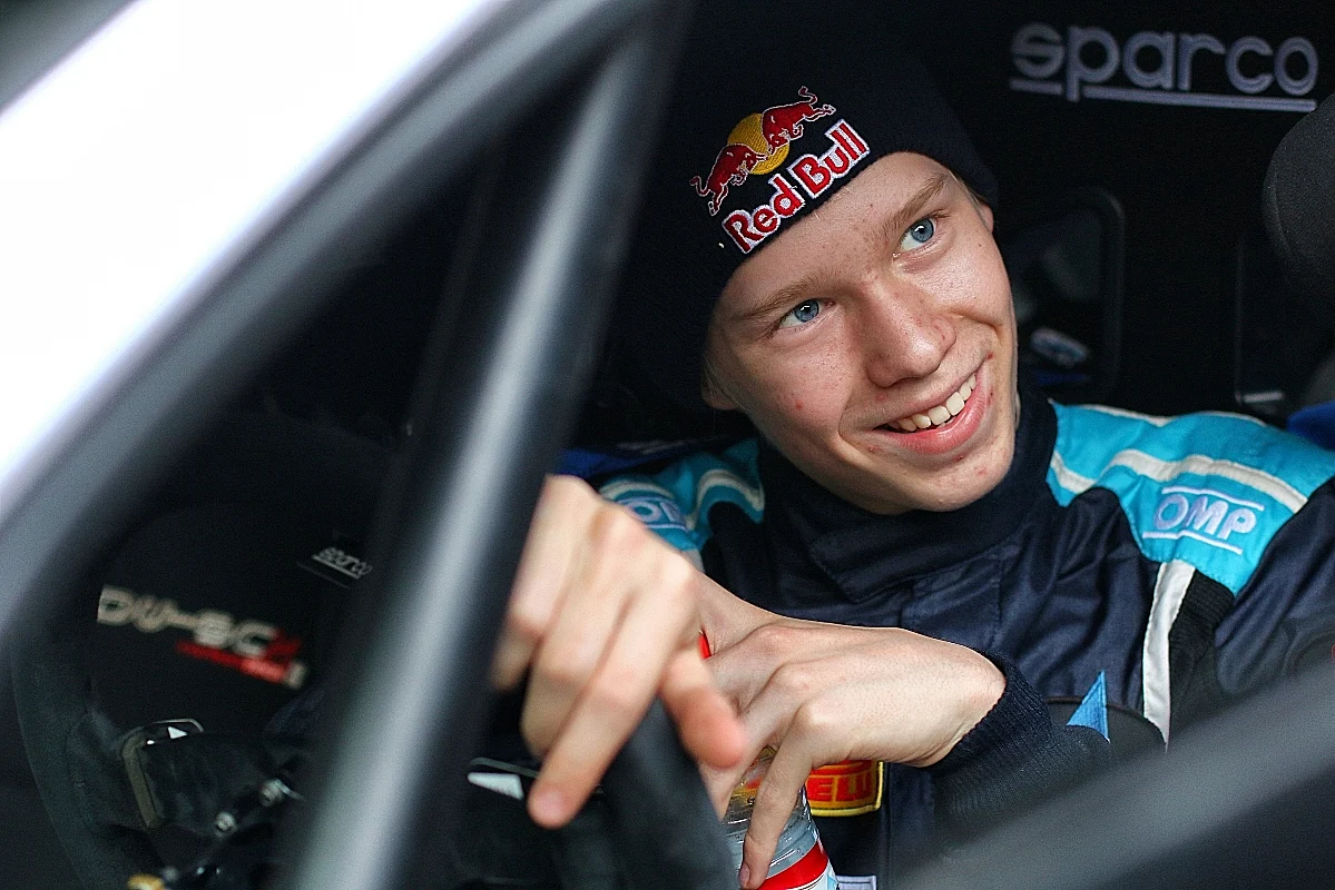 Rovanperä started training from a young age and rallying was in his blood