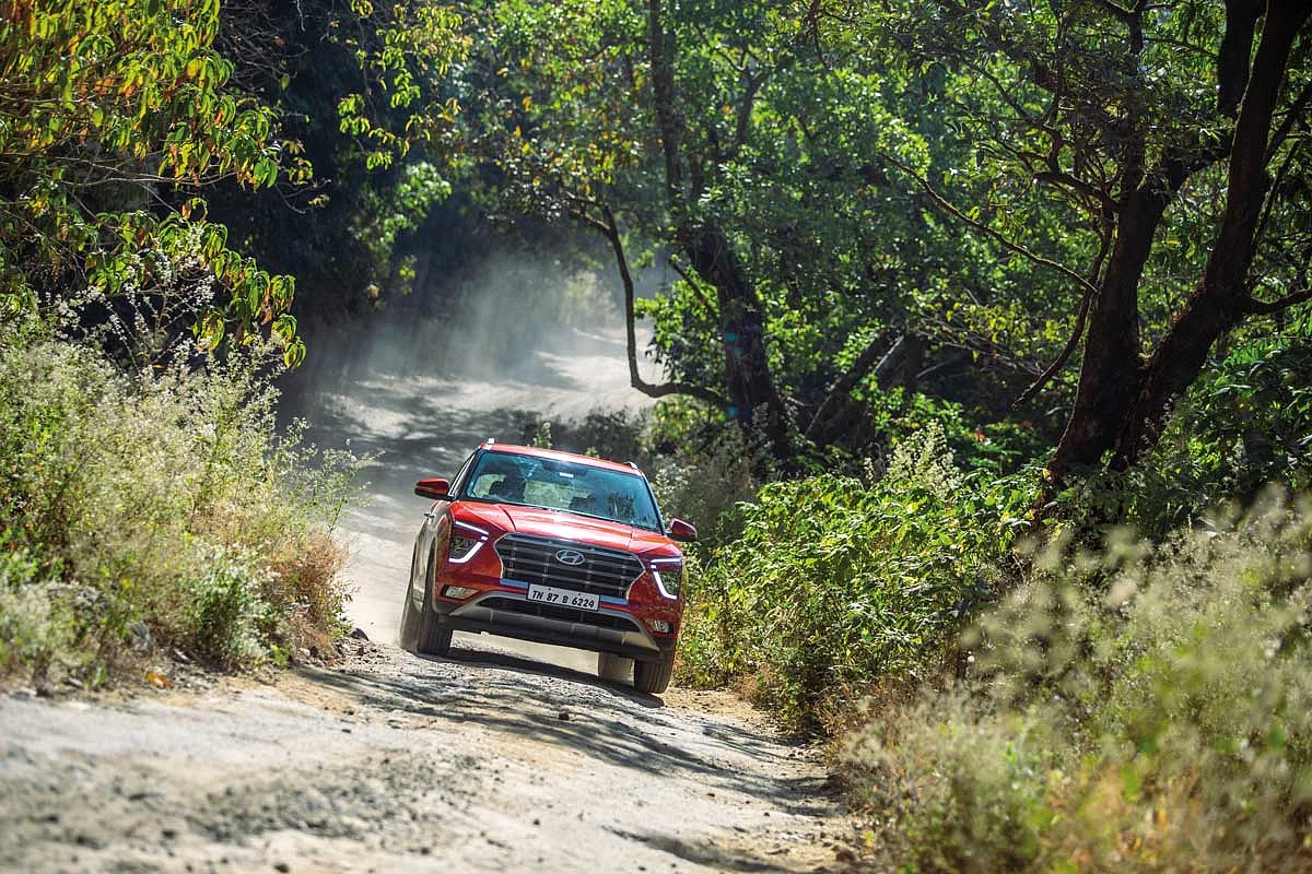 The Hyundai Creta feels at home even when the road disappears