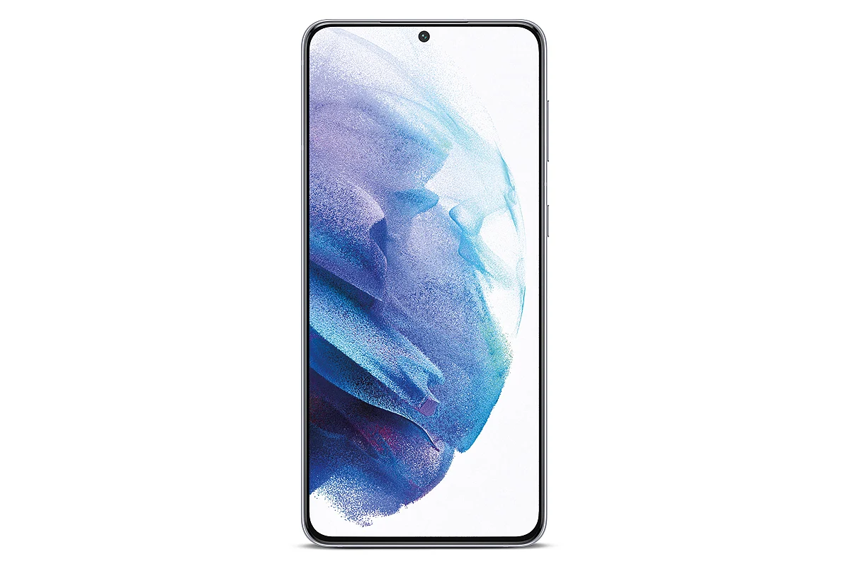The Samsung Galaxy S21+ flaunts a large screen with really thin bezels