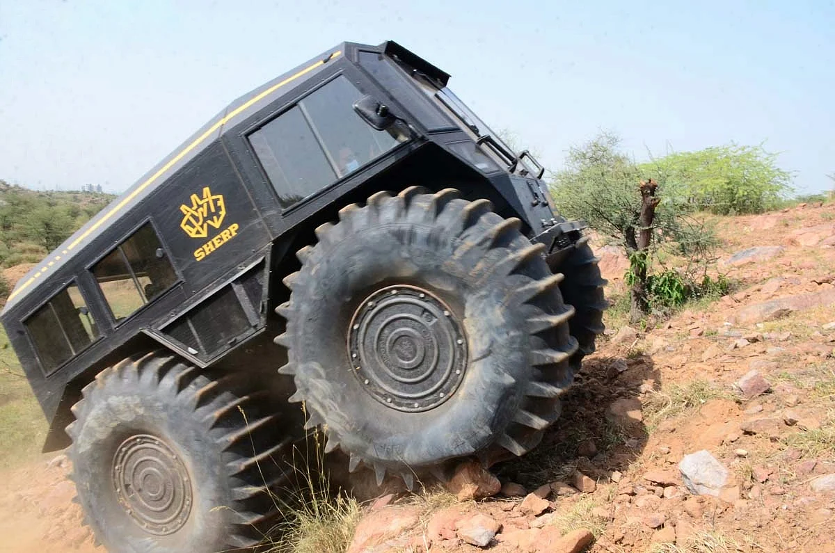 The Sherp N 1200 can tackle climbs which have a 35-degree incline