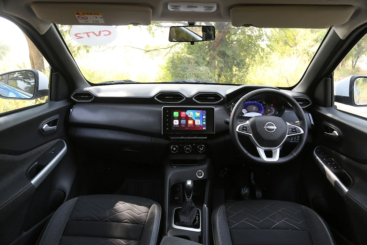 The interior packs a lot of tech