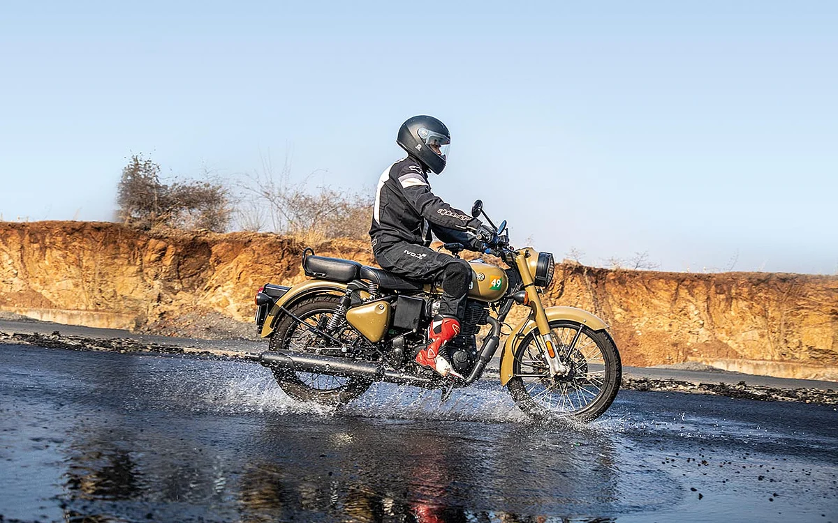 Braking distance reduces significantly in wet conditions so a tyre has to channel out water readily to offer grip