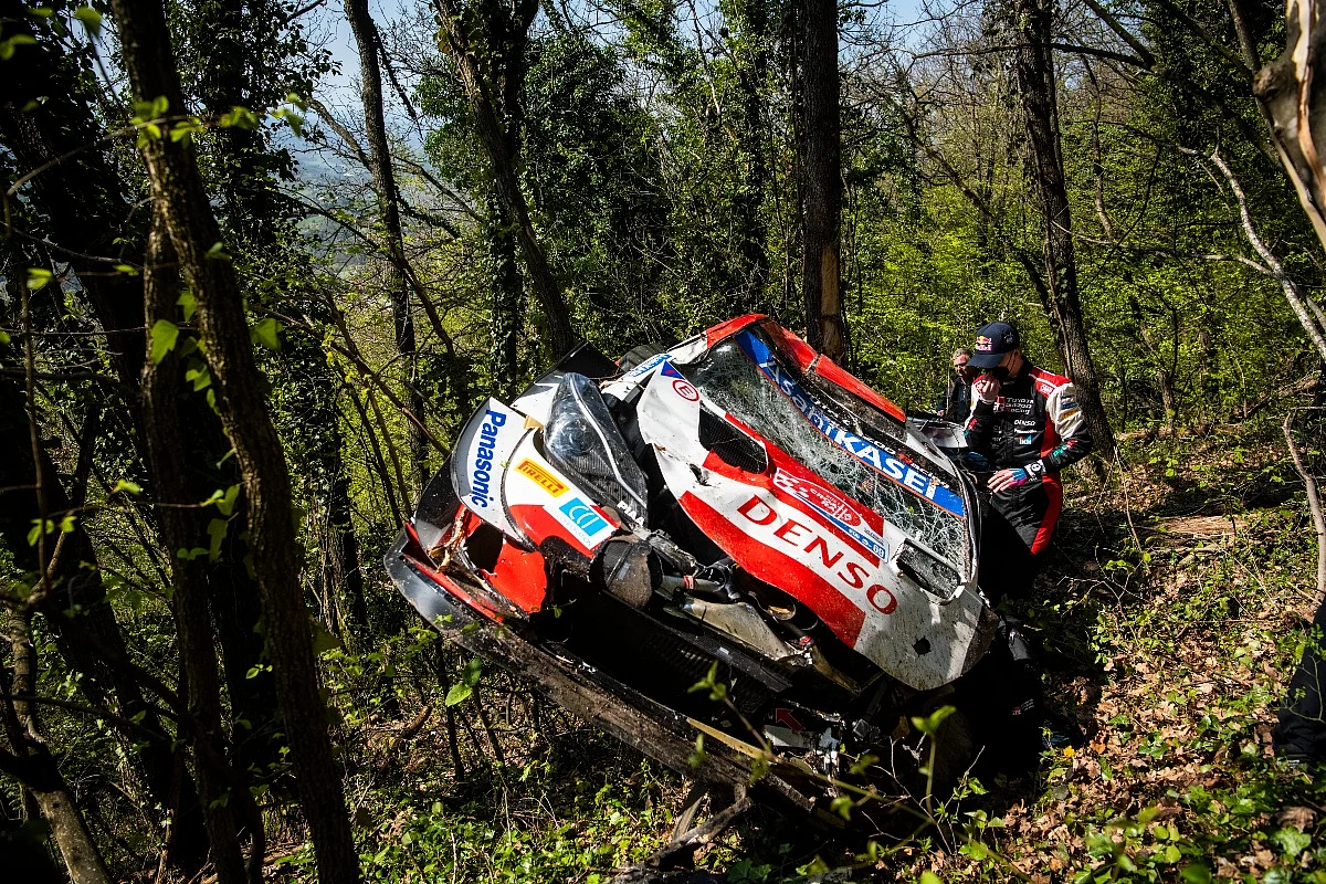 Kalle crashed at Croatia Rally in 2021