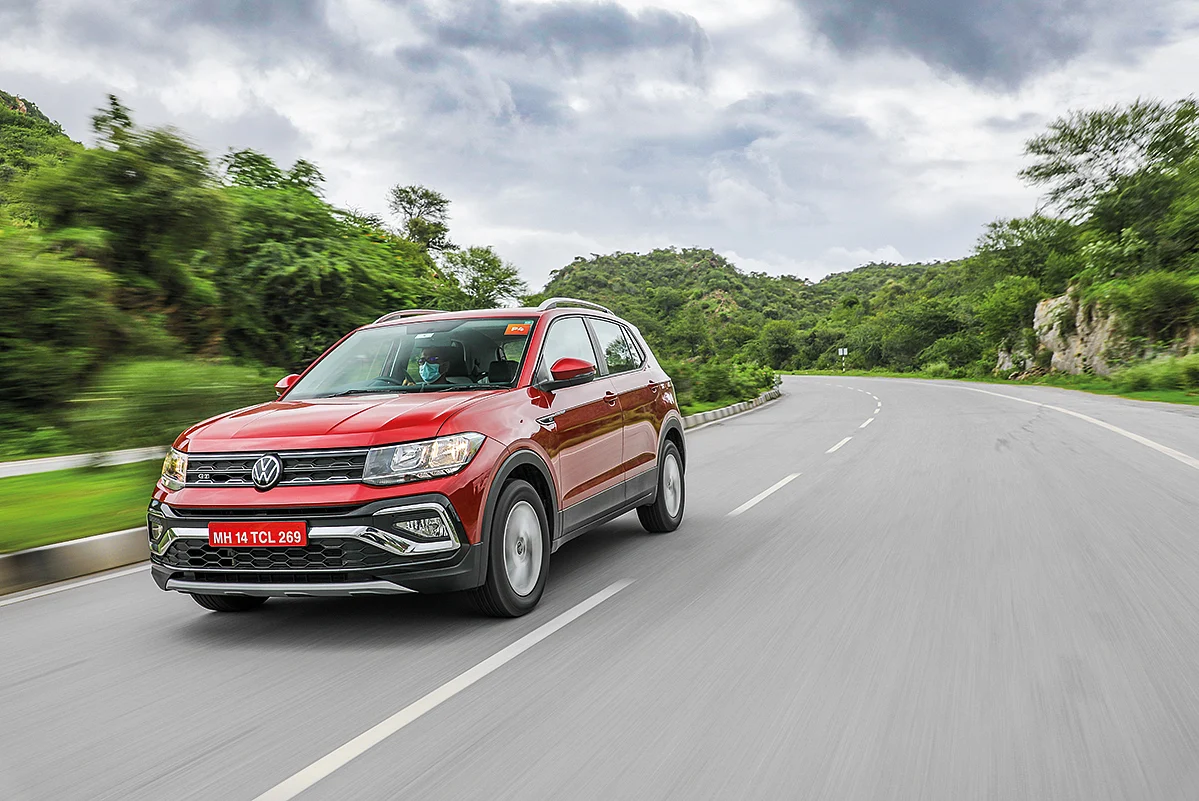 The Taigun GT packs the 1.5-litre TSI engine producing 148bhp and 250Nm of torque