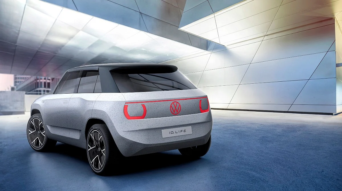 The translucent backlit panels work as the tail lamps and headlamps