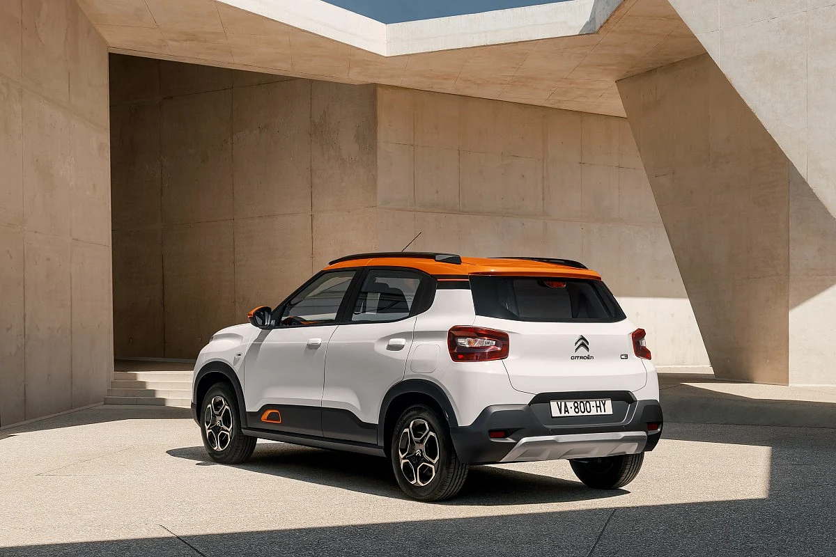 The C3 has a compact footprint, at just under 4-metres in length