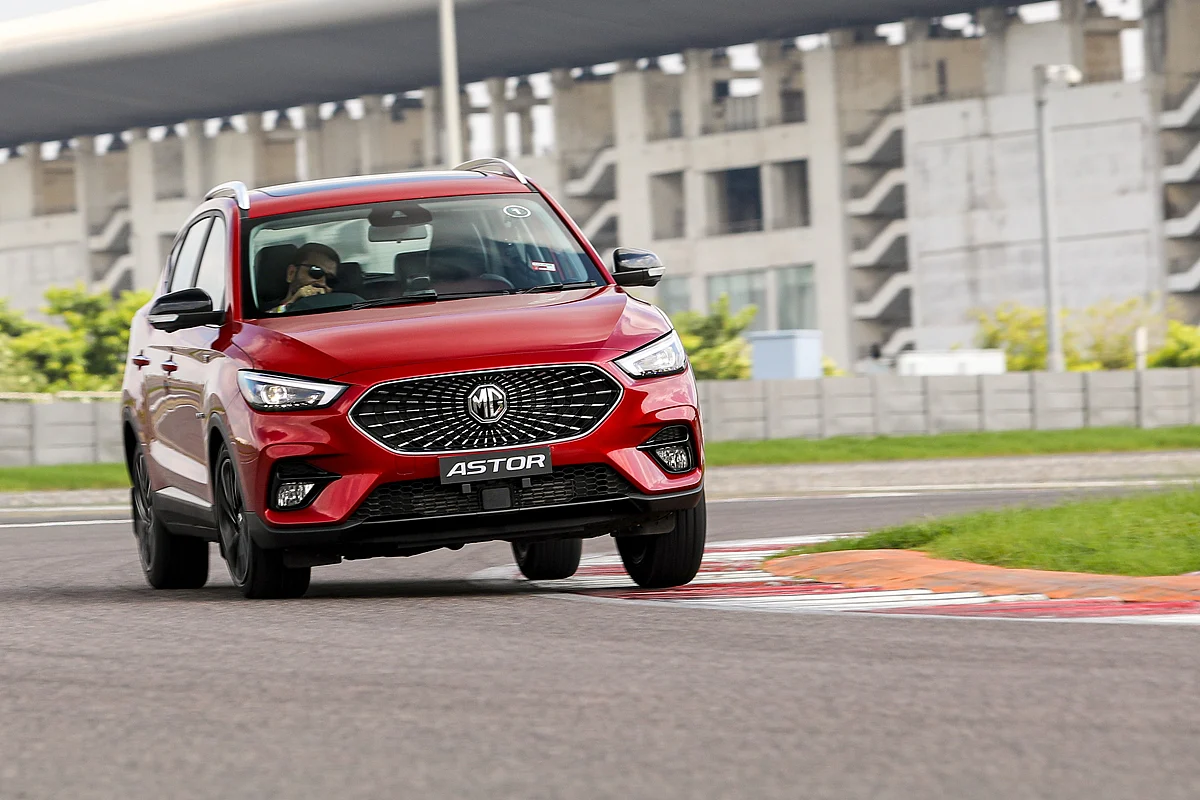 The Astor feels lighter and more nimble than the ZS EV