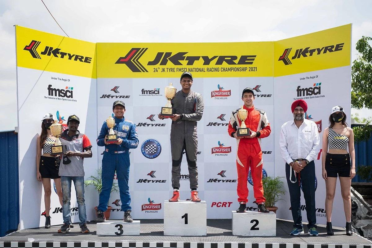 Vishnu and Amir Sayed exchanged the lead of the race within themselves on more than one occasion. But in the end of the race, it was the more experienced Vishnu, who cruised to the checkered flag.