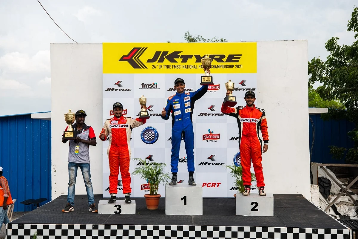 Sohail won the race by a mere tenth of a second from Arya Singh in P2 and Diljith TS in third