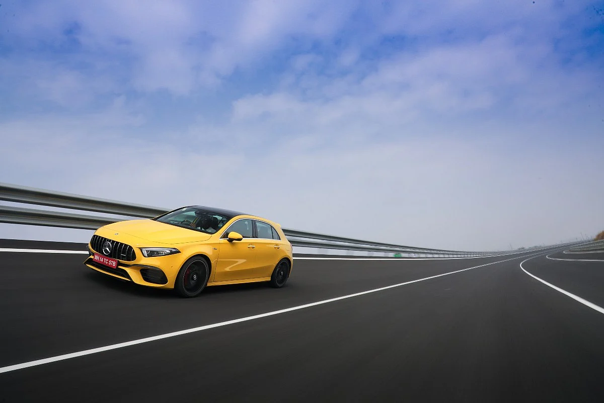 The A 45 S can happily do 278kmph at the NATRAX