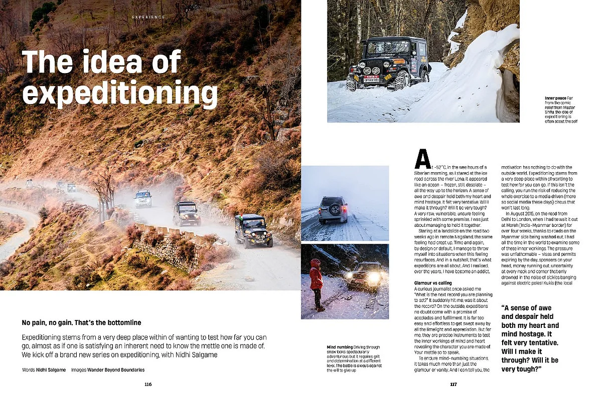 Nidhi Salgame tells us how expeditions tend to be fun only in hindsight