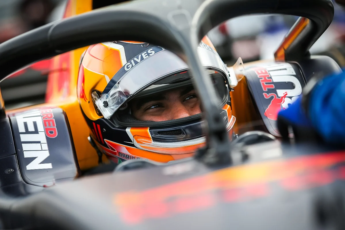 Indian F2 driver Jehan Daruvala is currently standing in P7 with 96 points, ahead of Liam Lawson (80 points) and just behind Jüri Vips (102 points).