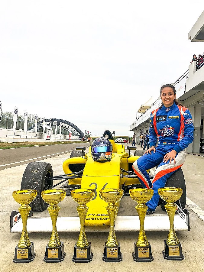 Mira trains youngsters at her very own Erda's racing academy