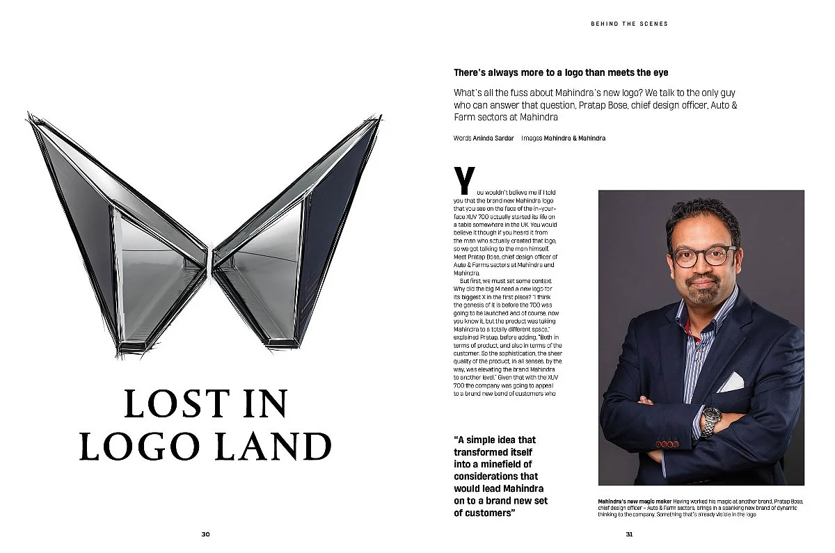 Pratap Bose tells us how the new Mahindra logo came into being
