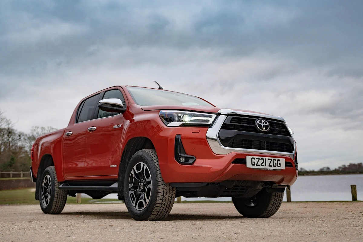 The Hilux's appearance is that of a butch, macho pickup