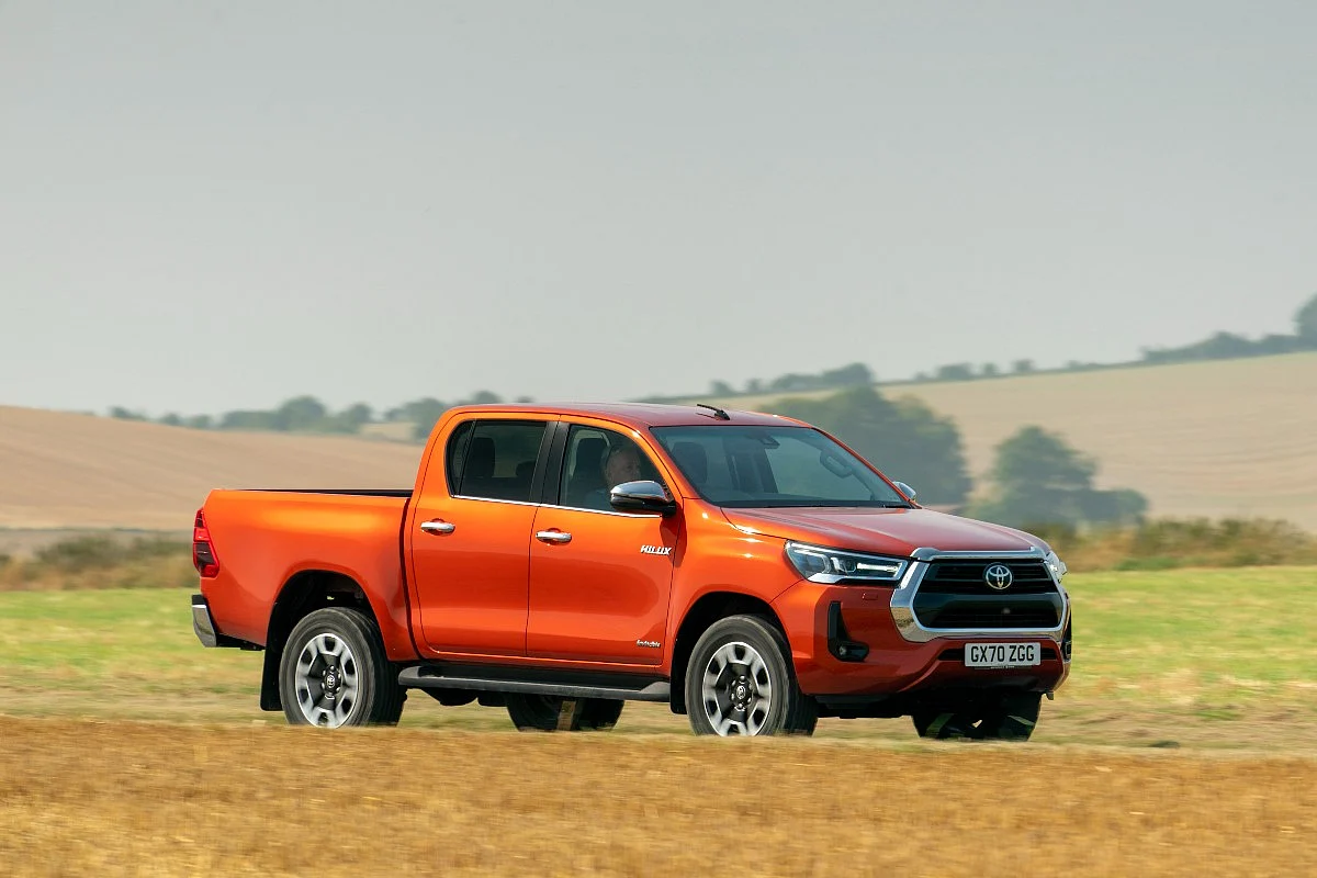 The Hilux looks like it can bully anyone out of its way!