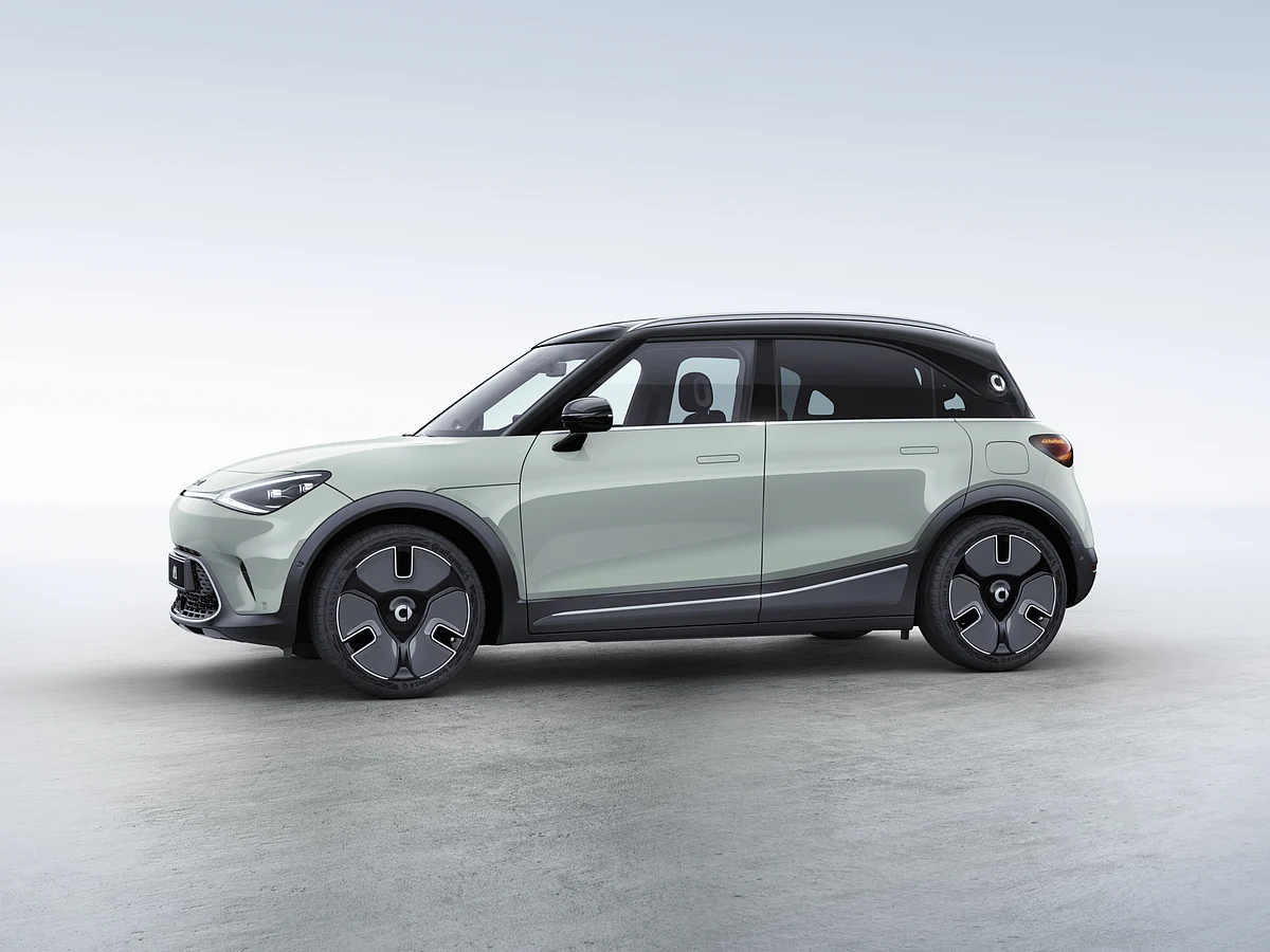 The Smart #1 is around the size of the Hyundai Kona EV