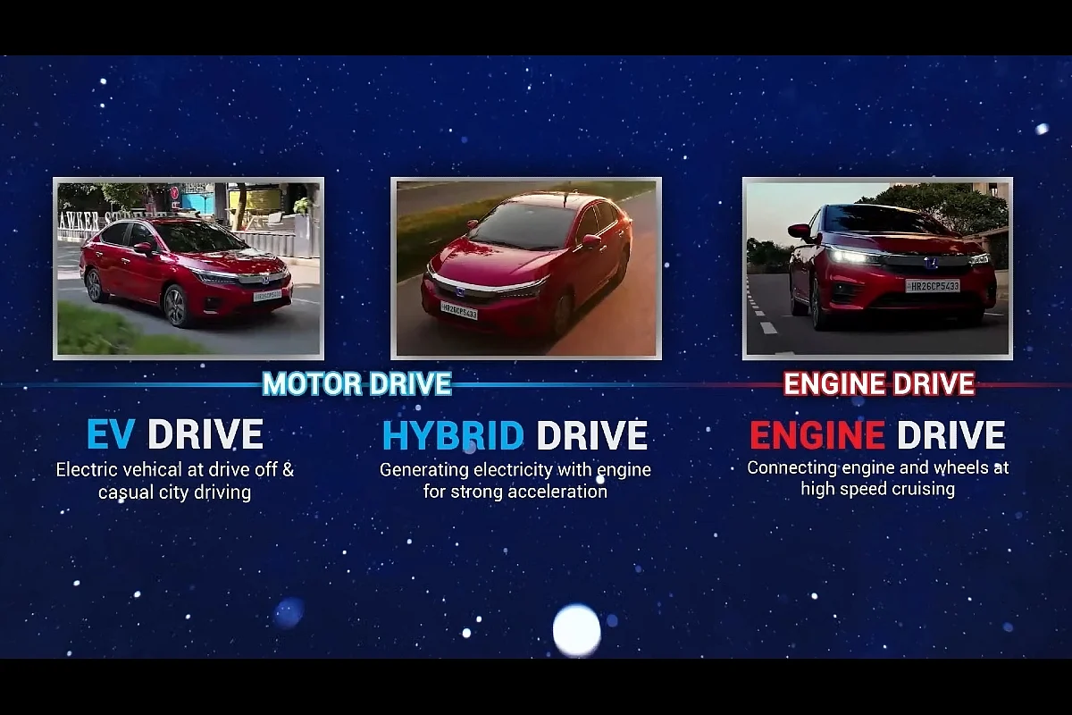 There are three drive modes