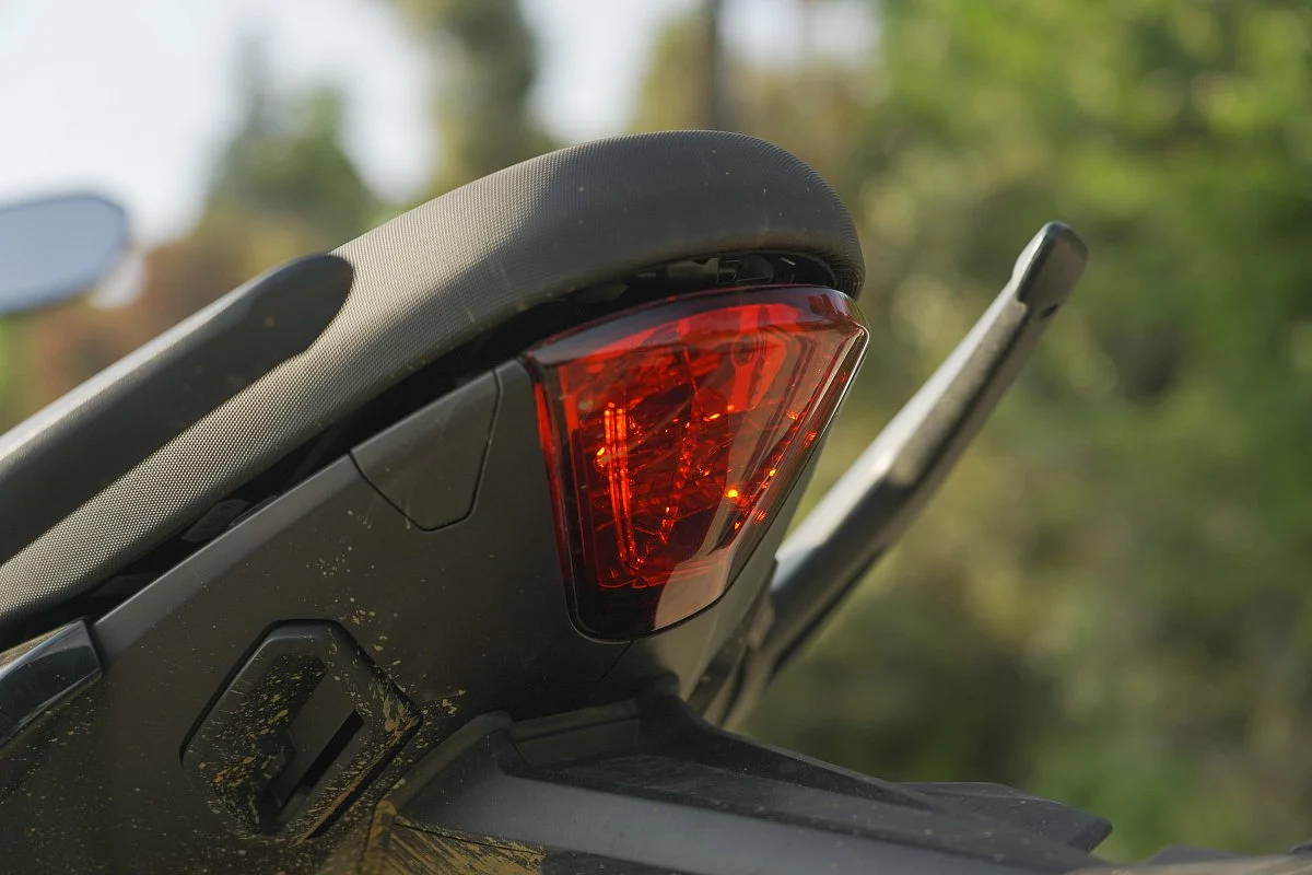 Tail lamp design identical to the Trident 660's