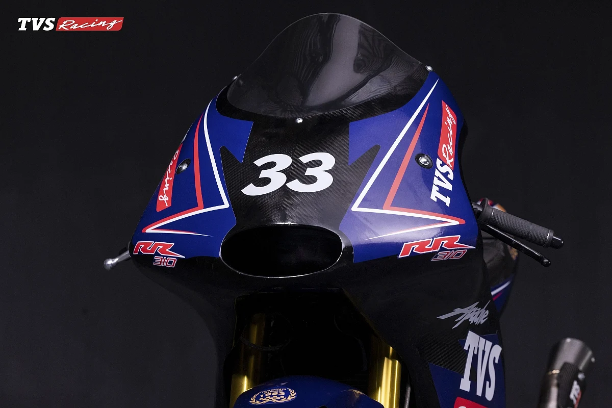 The bodywork has been designed to be lightweight and reduce drag