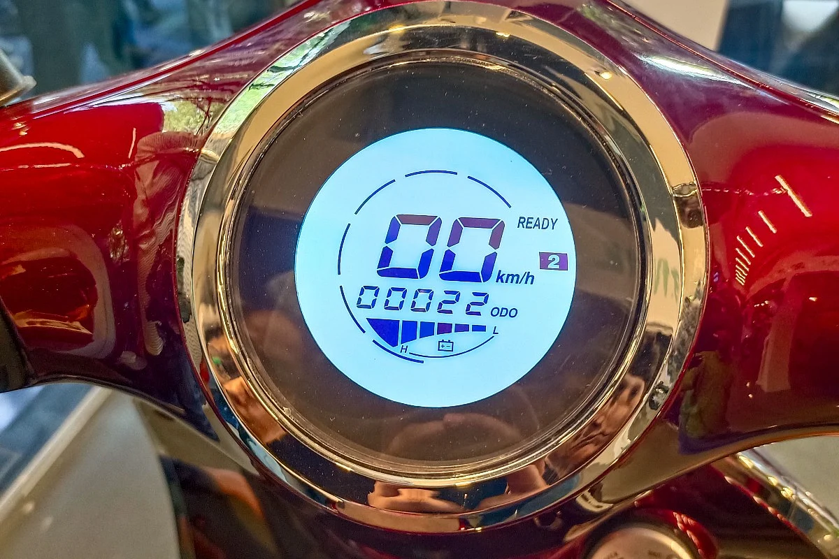 The digital instrument cluster of the Byka