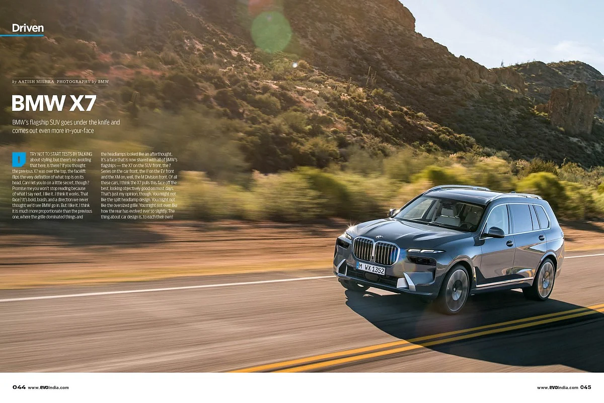 BMW X7 facelift driven