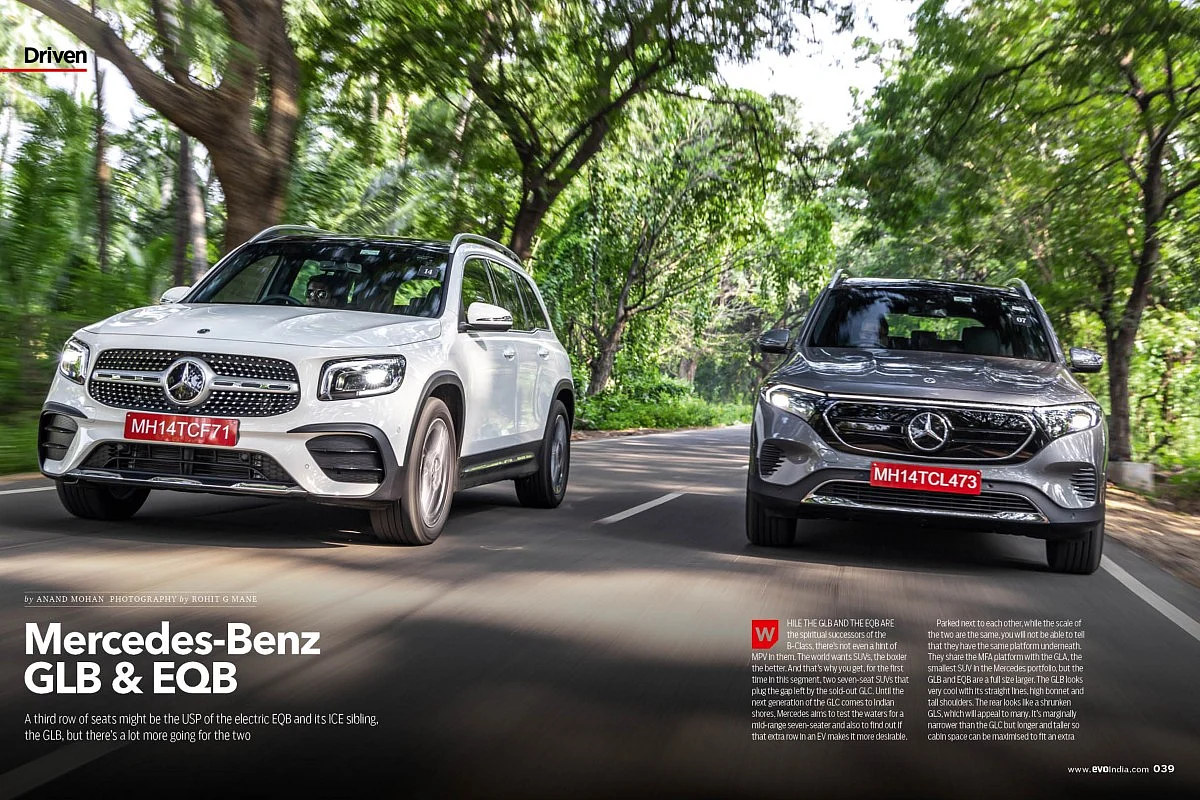 Mercedes-Benz GLB and EQB driven
