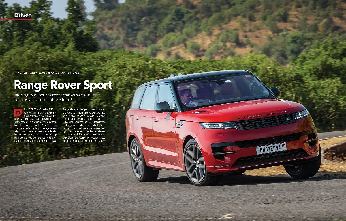 Range Rover Sport driven