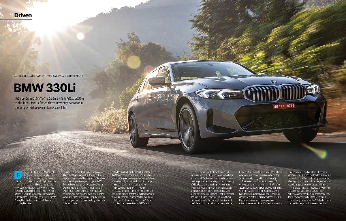 BMW 3 Series driven