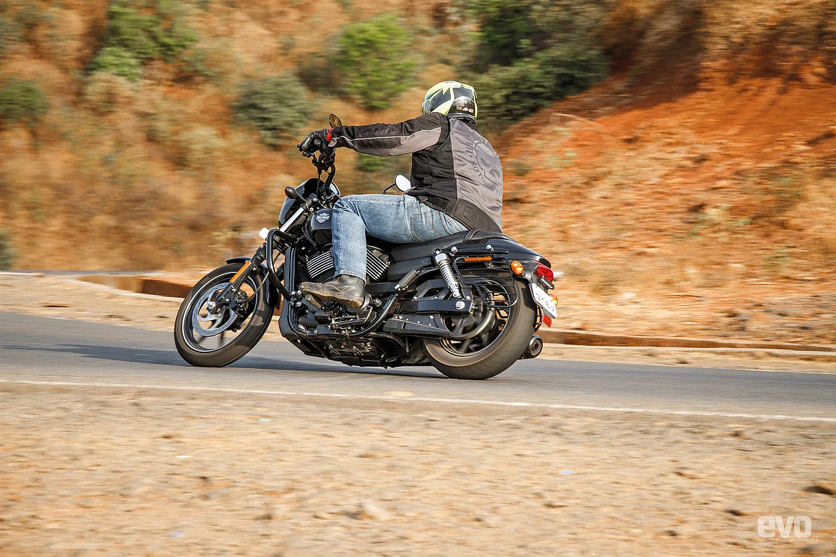The Street 750 is easy going in the corners