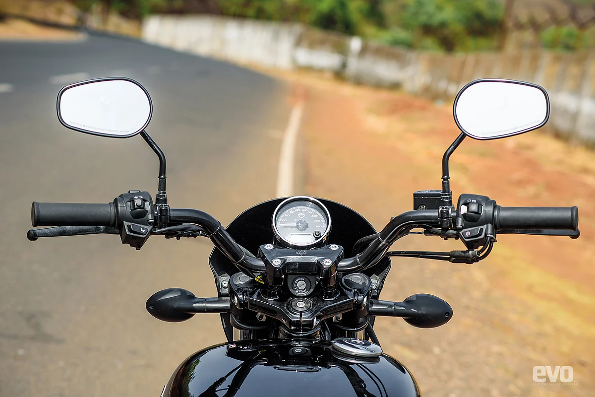 The instrument cluster is the same on both the bikes.
