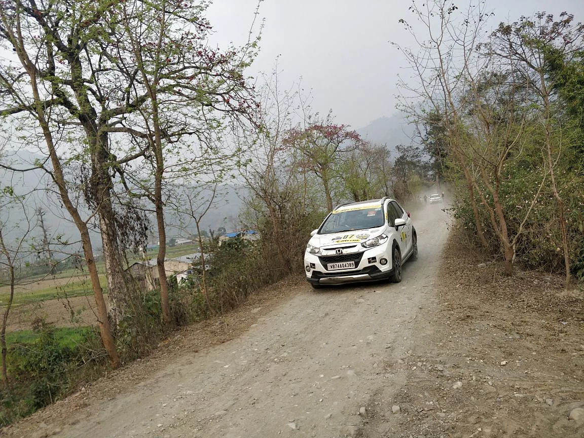 Rugged terrain and arrow straight paths surrounding the Chitwan forest area meant participants could attack the terrain with more speed in the straights