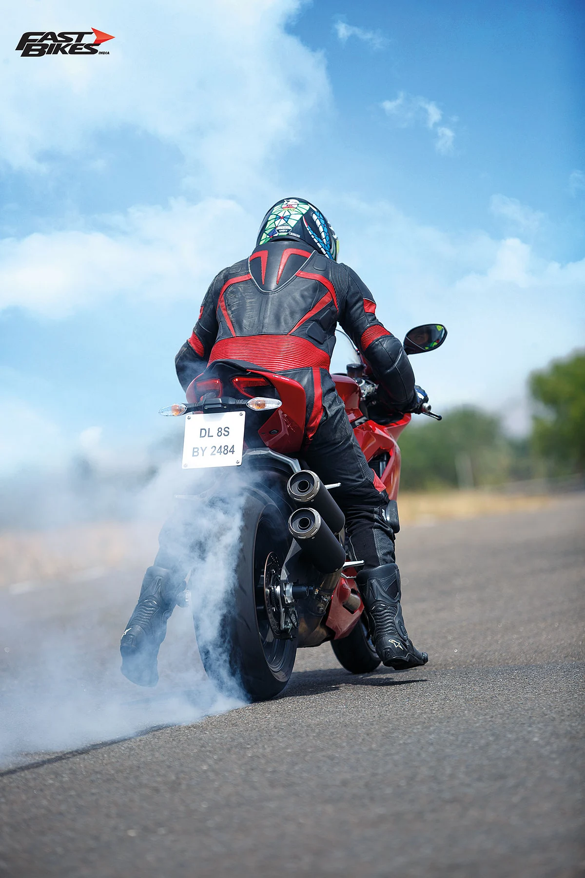 There is plenty of power to burn some rubber…