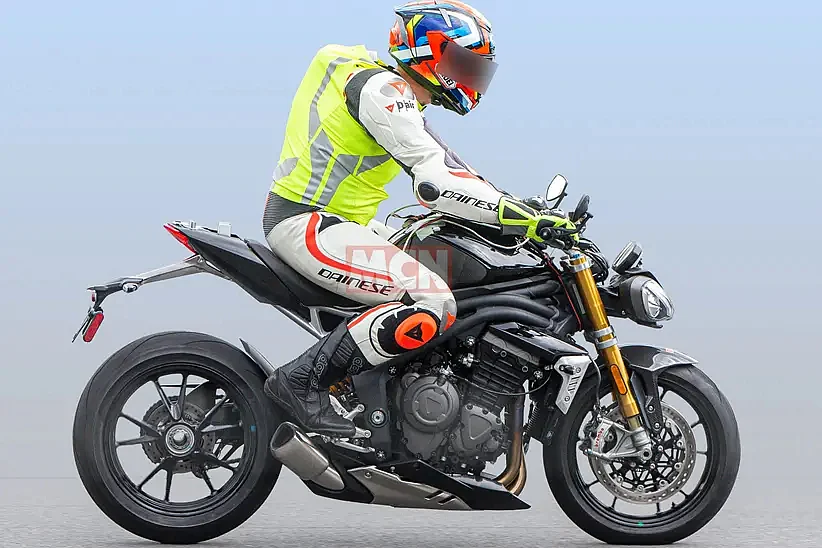 The redesigned exhaust other than looking sleeker, no doubt saves significant weight as well