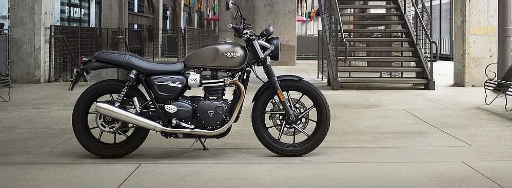 The entry level 900cc Bonneville Street Twin