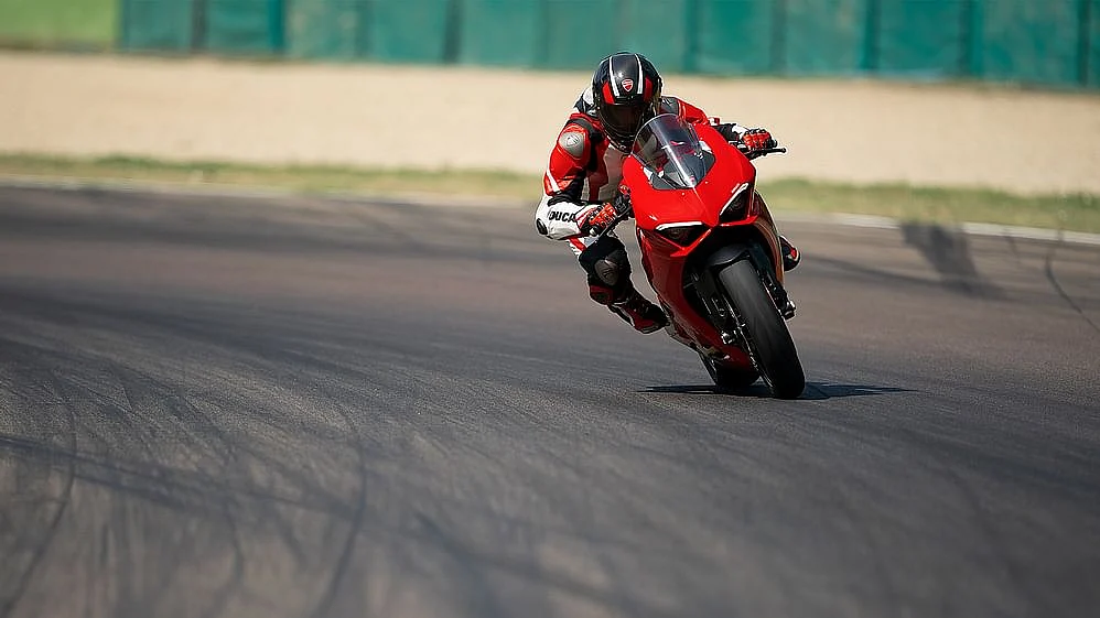 The V2 flaunting its capabilities at the track