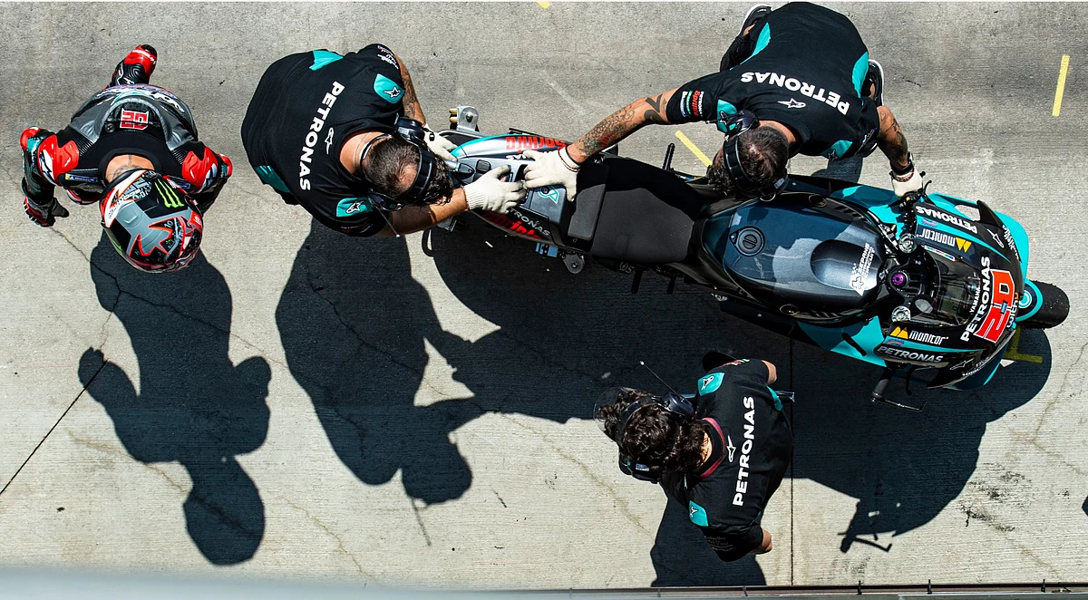 Fabio's determination (and success) is quite the testament for the relatively new PETRONAS Yamaha SRT MotoGP team